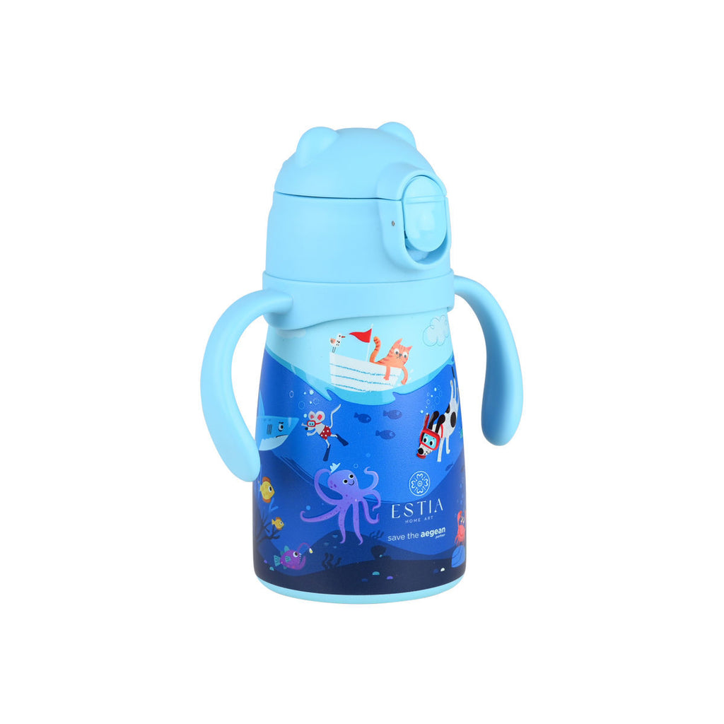 Estia ΘΕΡΜΟΣ ΠΑΙΔΙΚΟ BUBBLE BOTTLE SAVE THE AEGEAN 300ml OCEAN PLAY 01-33170