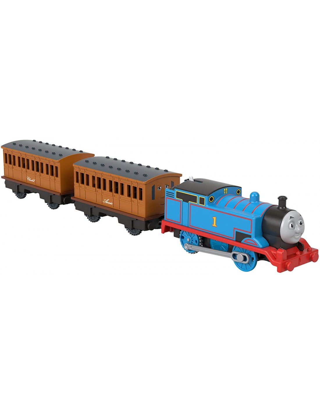 Fisher-Price Thomas And Friends Thomas, Annie, Clarabel Μηχανοκίνητα Τρένα Με 2 Βαγόνια BMK93 / GHK82