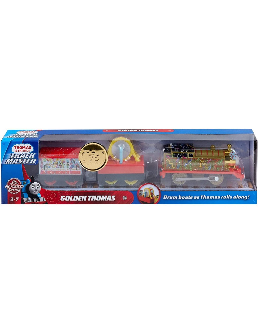 Fisher-Price Thomas And Friends Trackmaster Golden Thomas Με 2 Βαγόνια BMK93 / GHK79