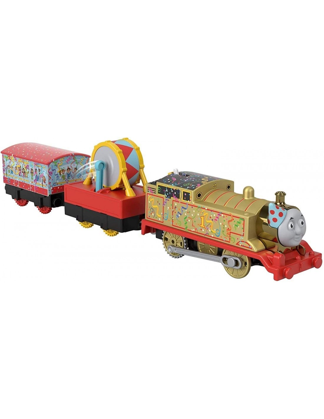 Fisher-Price Thomas And Friends Trackmaster Golden Thomas Με 2 Βαγόνια BMK93 / GHK79
