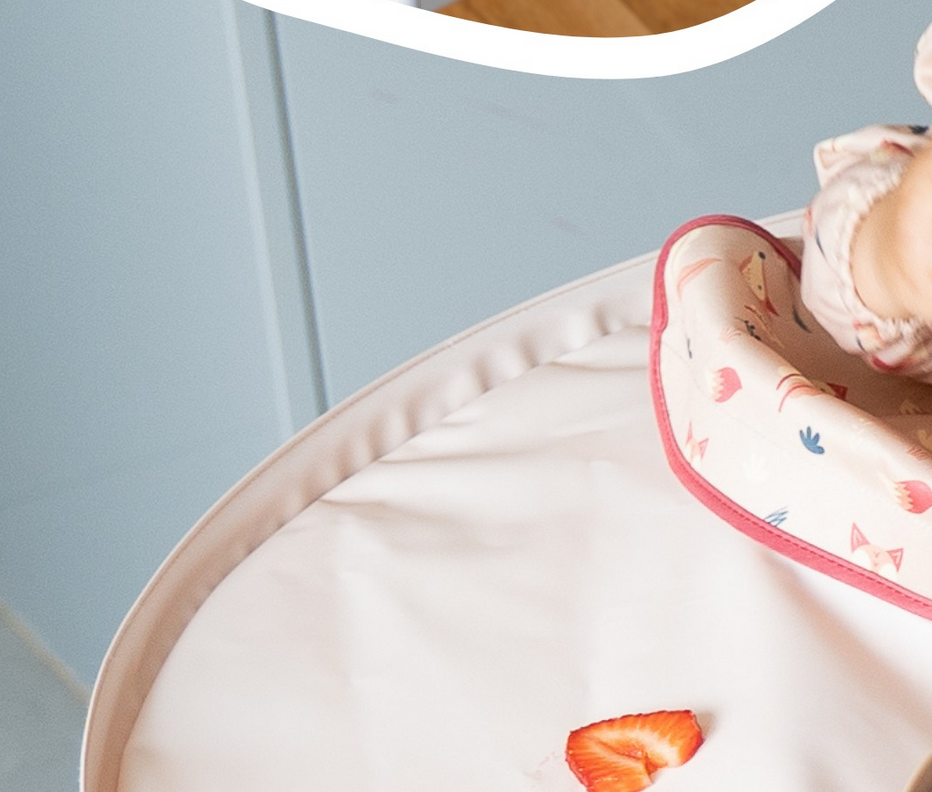 Tidy Tot Σετ Σαλιάρας - Δίσκου Sage Sand Bib &amp; Tray Kit BTK23SD