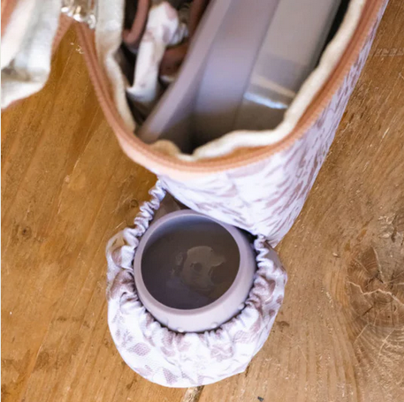 Tidy Tot Bundle Fleur De Jardin Rose Cover &amp; Catch με Πιατάκι και Dinky Cup BLW  WBFJRO
