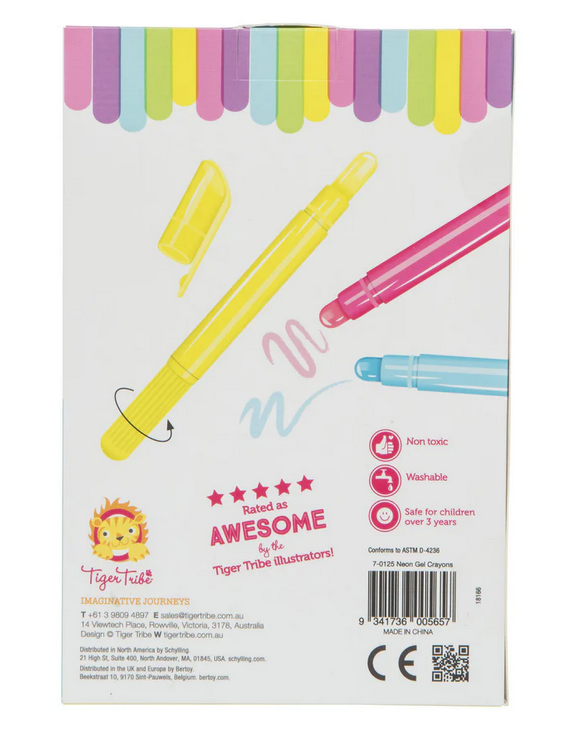Tiger Tribe Μαρκαδόροι Neon Gel BER-3770125