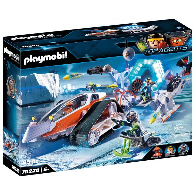 Playmobil Top Agents Ερπυστριοφόρο Όχημα Της Spy Team 70230
