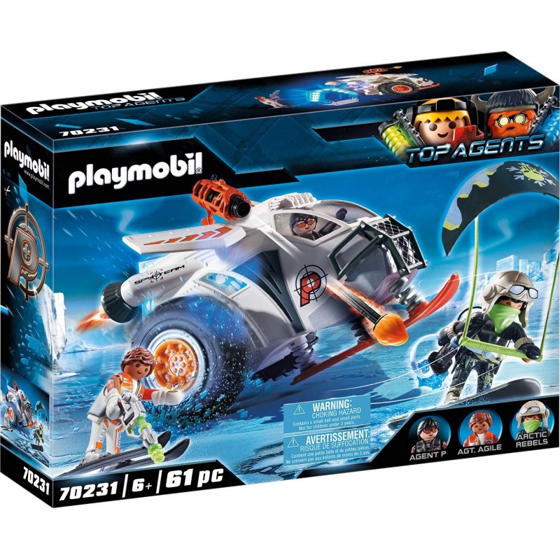 Playmobil Top Agents V Snow Glider Της Spy Team 70231