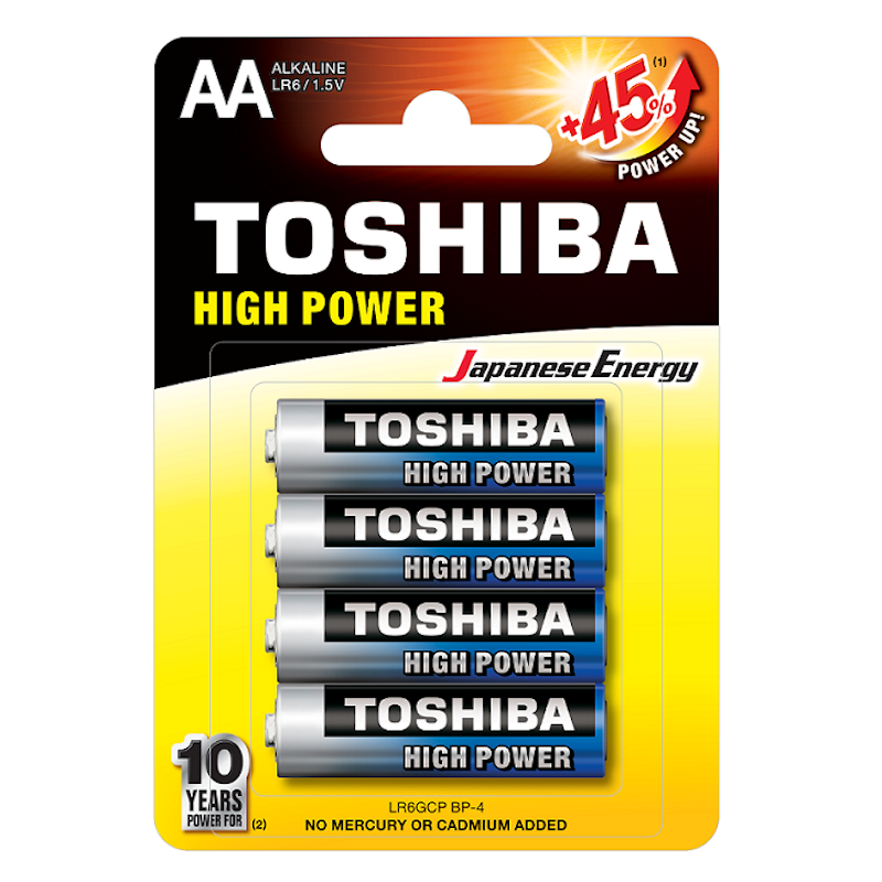 Μπαταρίες Toshiba 4xAA