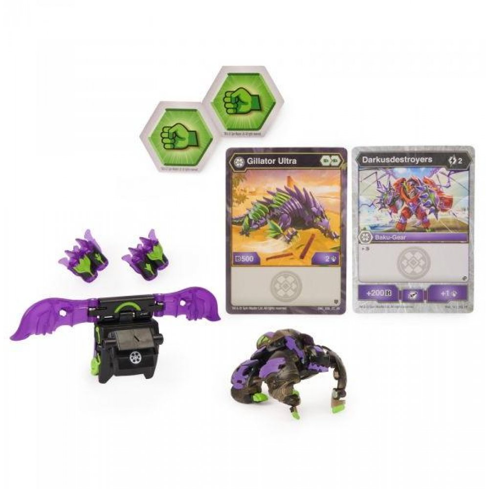 Spin Master Bakugan Armored Alliance: Baku-Gear – Gillator Ultra + Baku-Gear