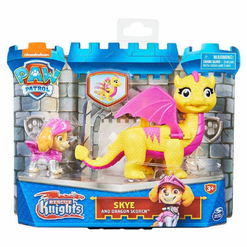 Spin Master Paw Patrol: Rescue Knights – Rubble Deluxe Themed Vehicle