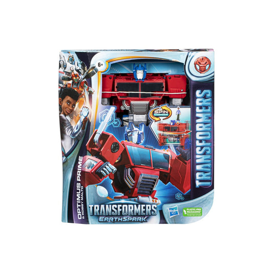 HASBRO TRANSFORMER EARTHSPARK SPINCHANGER OPTIMUS F7663