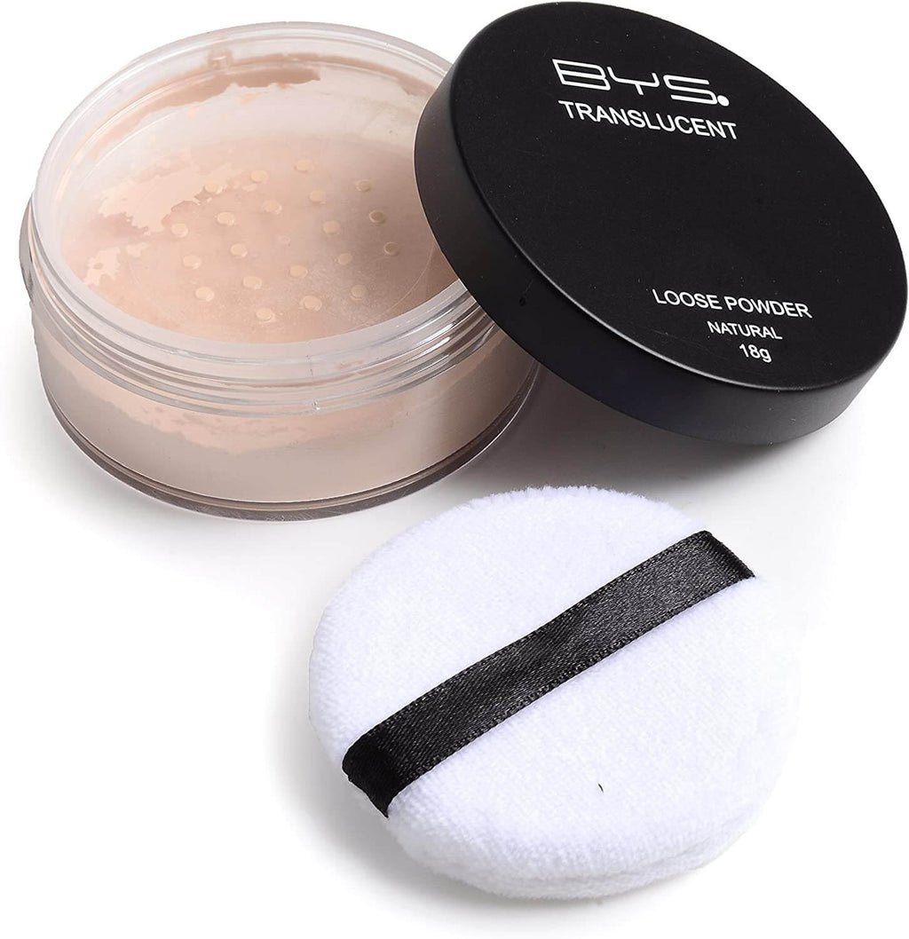Transparent Loose Powder Natural Finish | BYS