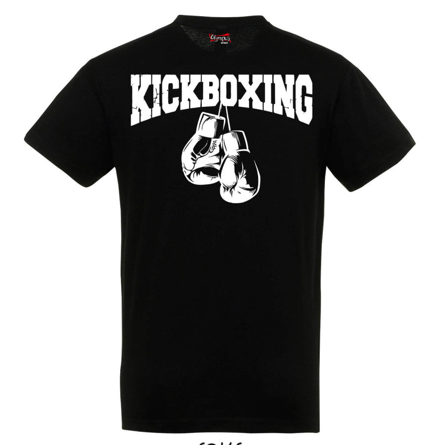 T-shirt Βαμβακερό KICKBOXING Hanging Gloves Μαύρο