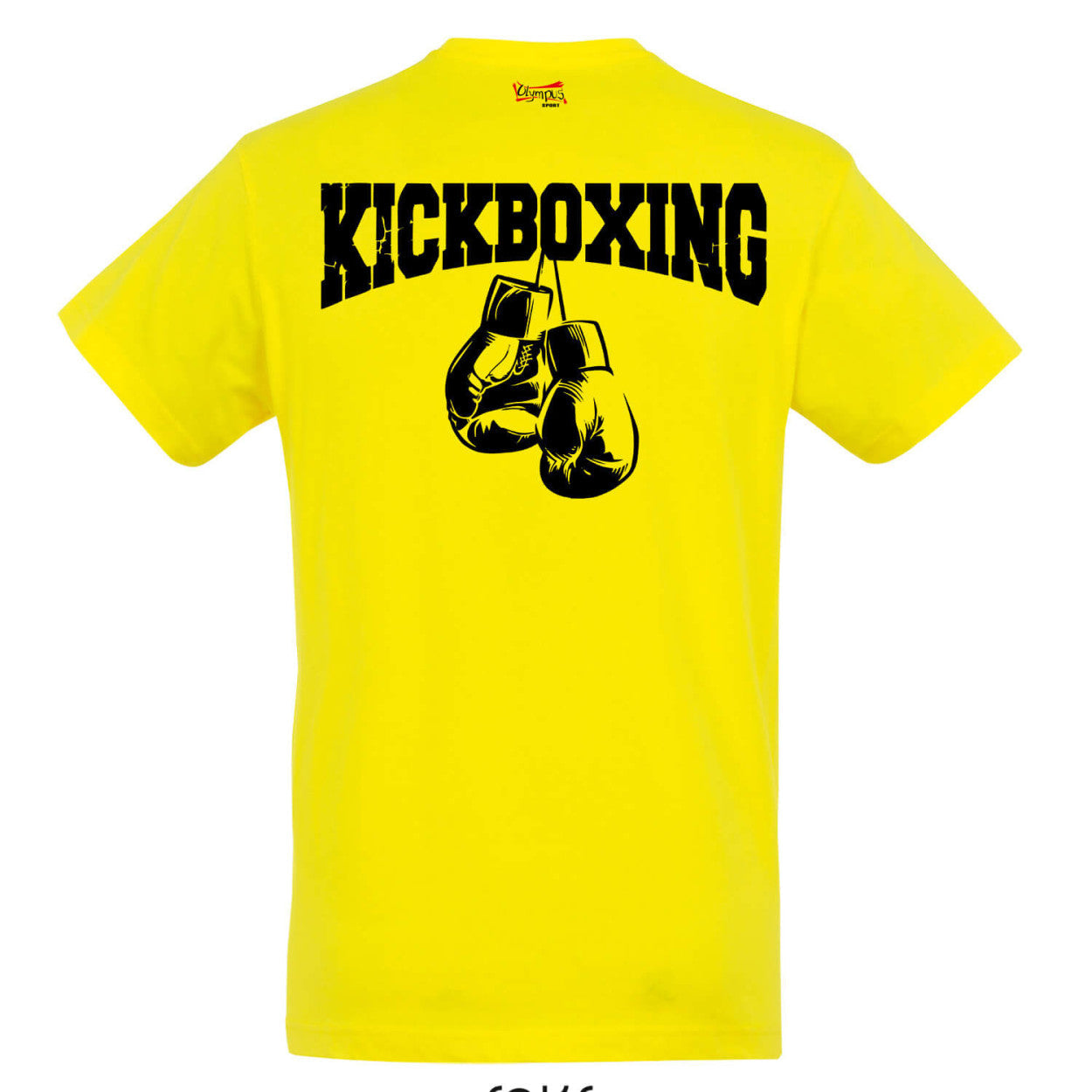 T-shirt Βαμβακερό KICKBOXING Hanging Gloves Κίτρινο