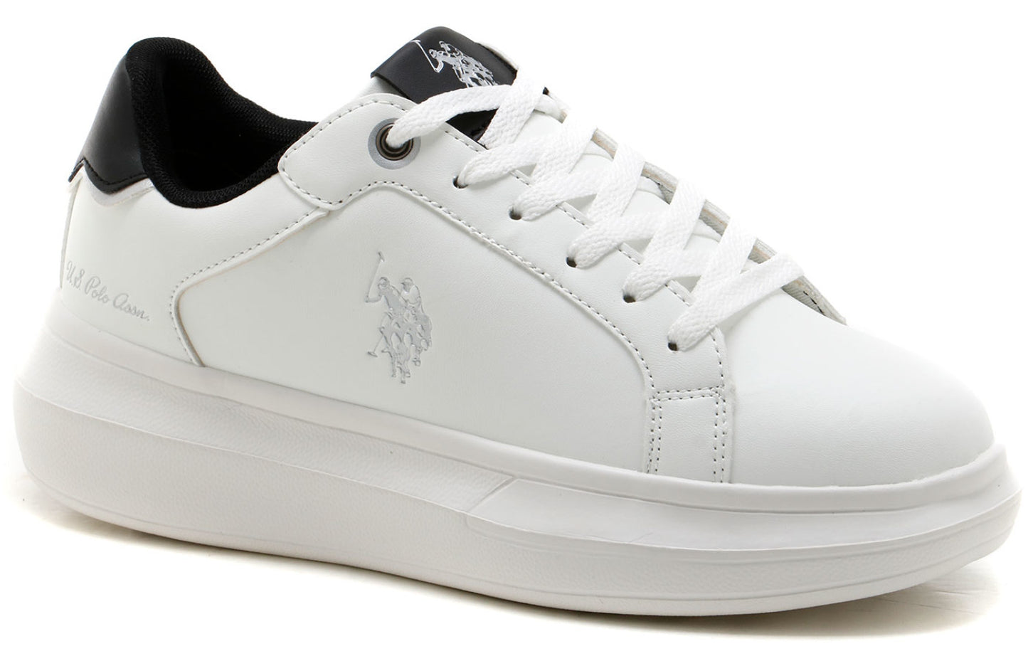 U.S. Polo Assn. CHELIS001-WHI Γυναικεία Flatforms Sneakers Λευκά