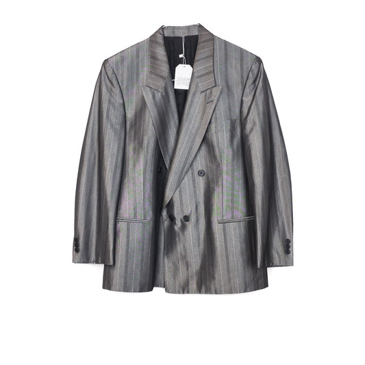 VIN-OUTW-32452 Vintage σακάκι επίσημο γκρι S-M