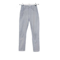 VIN-TR-35137 Vintage denim ριγέ ψηλόμεσο γυναικείο παντελόνι S