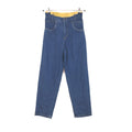 VIN-TR-35135 Vintage denim ψηλόμεσο γυναικείο παντελόνι S-M