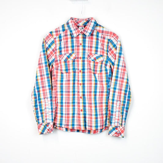 VIN-BLO-31143 Preloved πουκάμισο γυναικείο καρό The North Face S