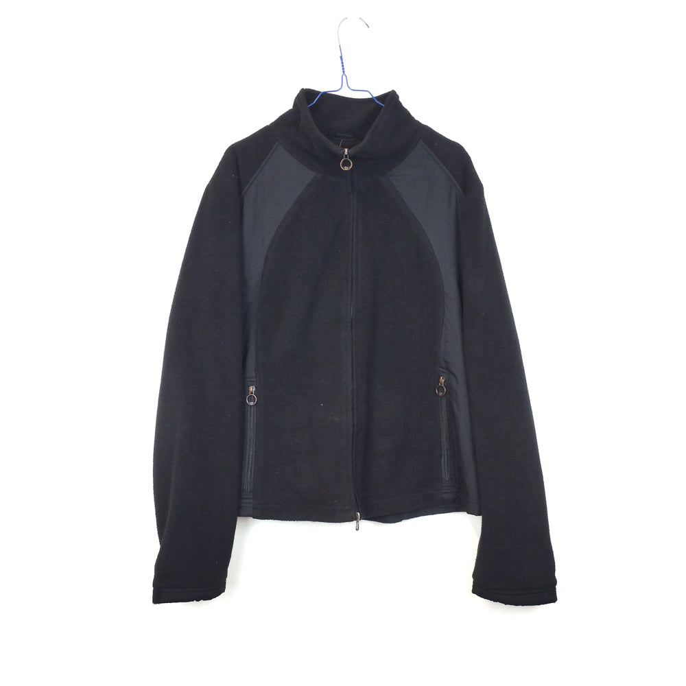 VIN-SW-32750 Preloved φλις ζακέτα γκρι γυναικεία Wellensteyn 2XL