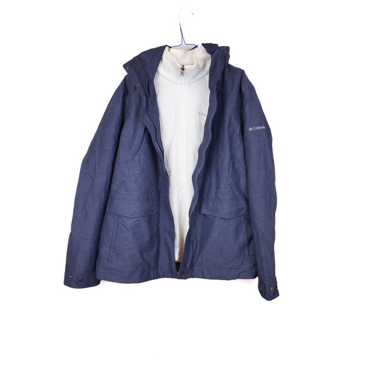 VIN-OUTW-32700 Preloved μπουφάν γυναικείο 3 in 1 Columbia XL