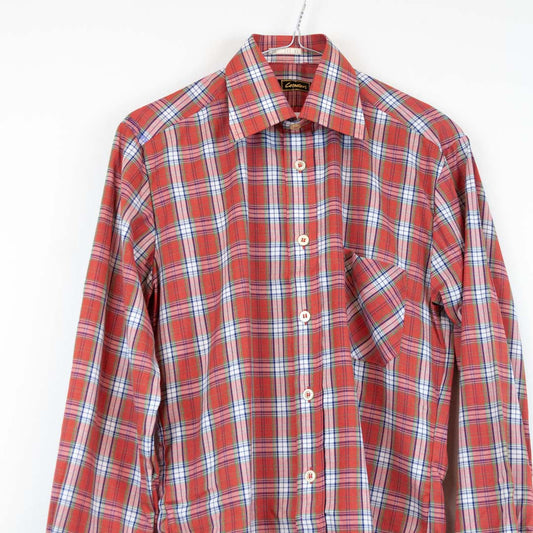 VIN-SHI-21700 Vintage πουκάμισο καρό unisex S