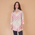 VIN-BLO-32149 Vintage πουκάμισο καρό 70s style L-XL