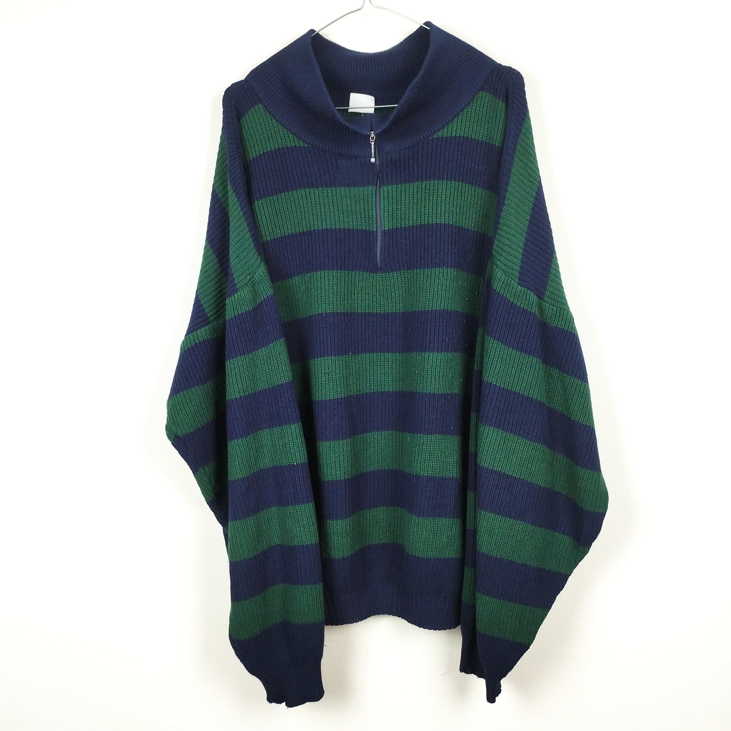 VIN-KNIT-28940 Vintage πλεκτή μπλούζα ριγέ 3XL