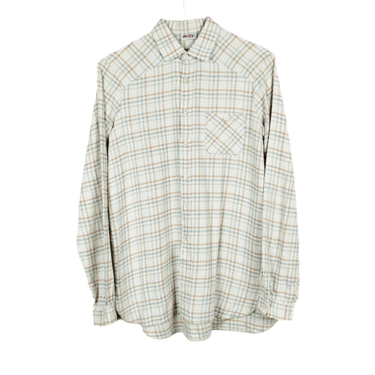 VIN-SHI-29092 Vintage πουκάμισο καρό βαμβακερό S