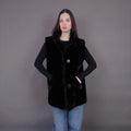VIN-OUTW-33594 Vintage γιλέκο γούνινο Yessica S-M