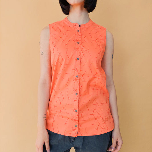 VIN-BLO-27495 Vintage top αμάνικο Jack Wolfskin S