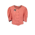 VIN-BLO-35495 Vintage top trachten style S-M