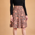 VIN-SKI-14998 Vintage φούστα floral print XS