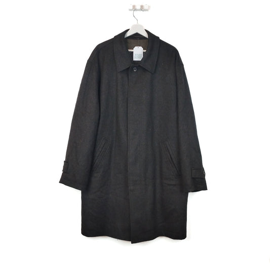 VIN-OUTW-33296 Vintage παλτό μάλλινο 2XL