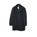 VIN-OUTW-33297 Vintage μαύρο παλτό unisex L