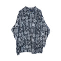 VIN-SW-33820 Vintage crazy φλις μπλούζα unisex XL