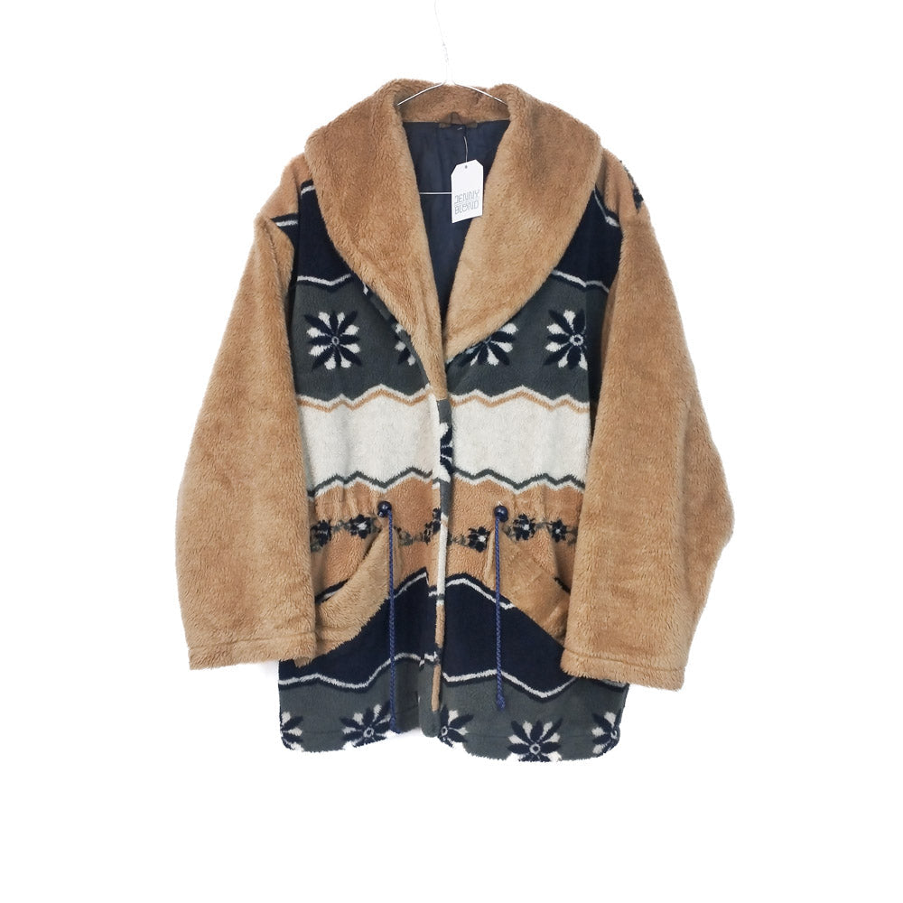 VIN-SW-33689 Vintage crazy φλις ζακέτα γυναικεία M-L