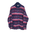 VIN-SW-33732 Vintage crazy φλις ζακέτα unisex L