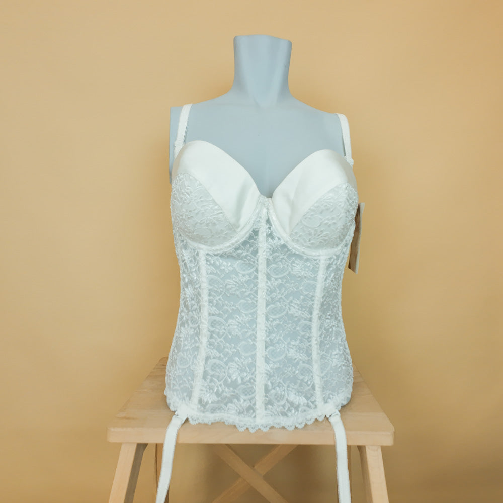 VIN-BLO-35715 Deadstock κορσές λευκός di Lorento 80D