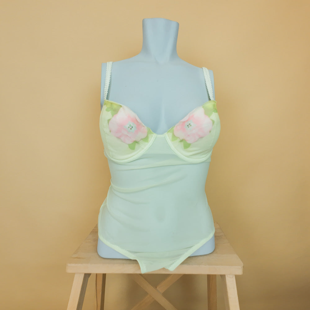 VIN-BLO-35709 Deadstock κορμάκι λαχανί Luna 80B