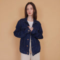 VIN-OUTW-34225 Vintage 90's style denim jacket M