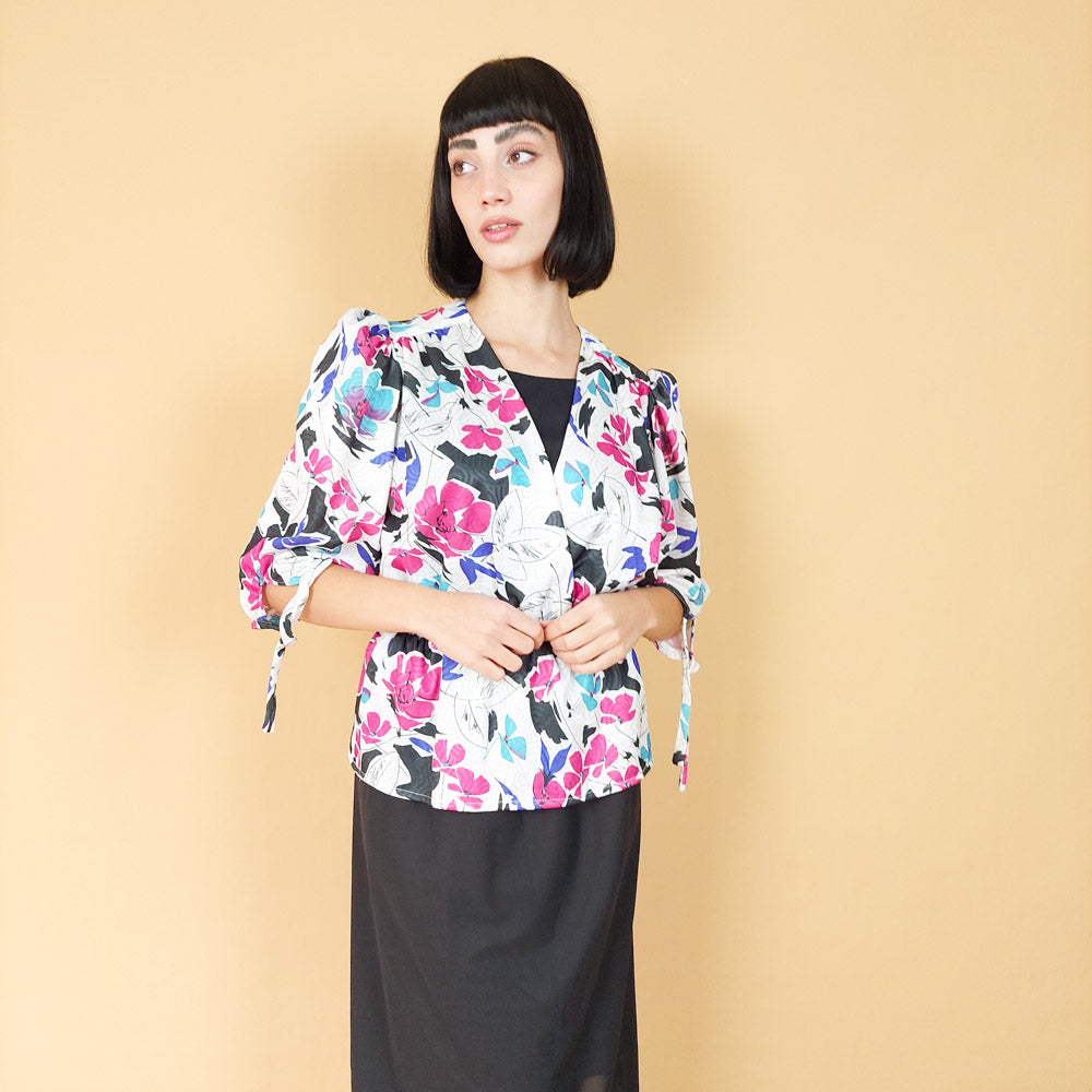 VIN-DR-25127 Vintage φόρεμα 80's M-L