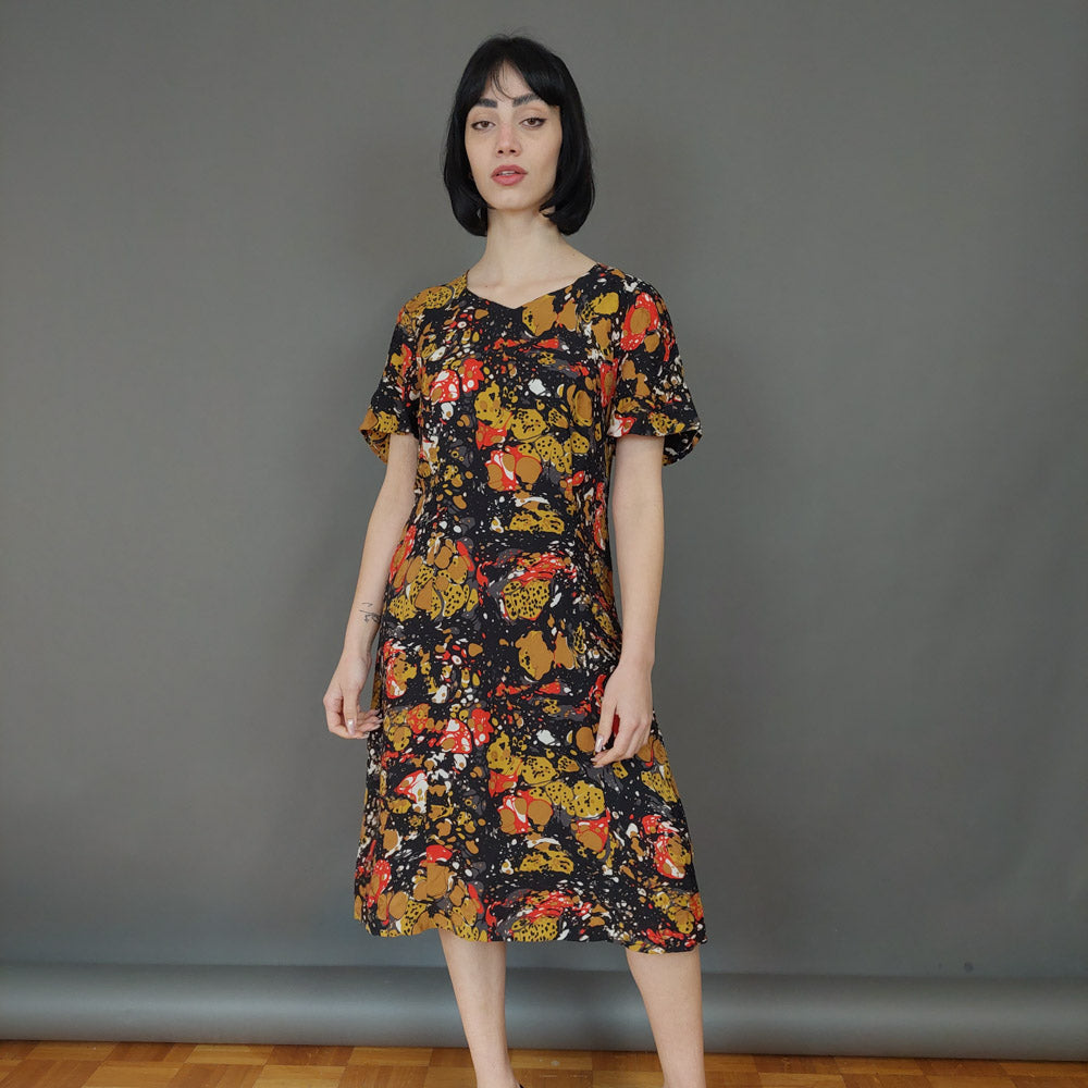 VIN-DR-27037 Vintage φόρεμα M