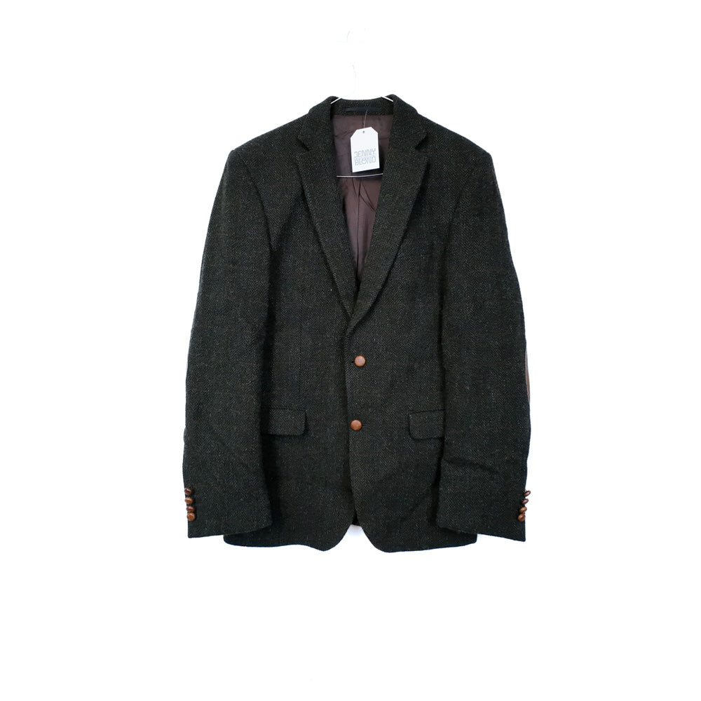 VIN-OUTW-35588 Vintage σακάκι μάλλινο Harris Tweed