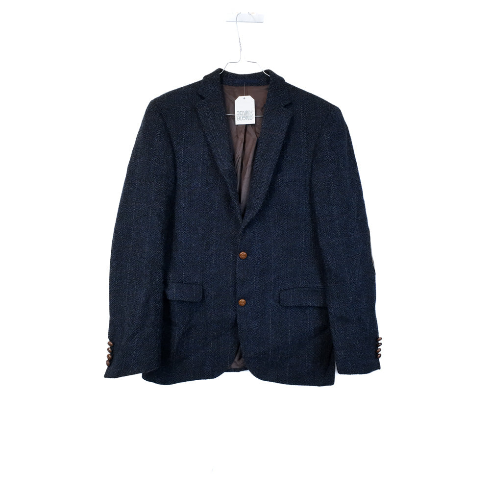 VIN-OUTW-35558 Vintage σακάκι μάλλινο Harris Tweed