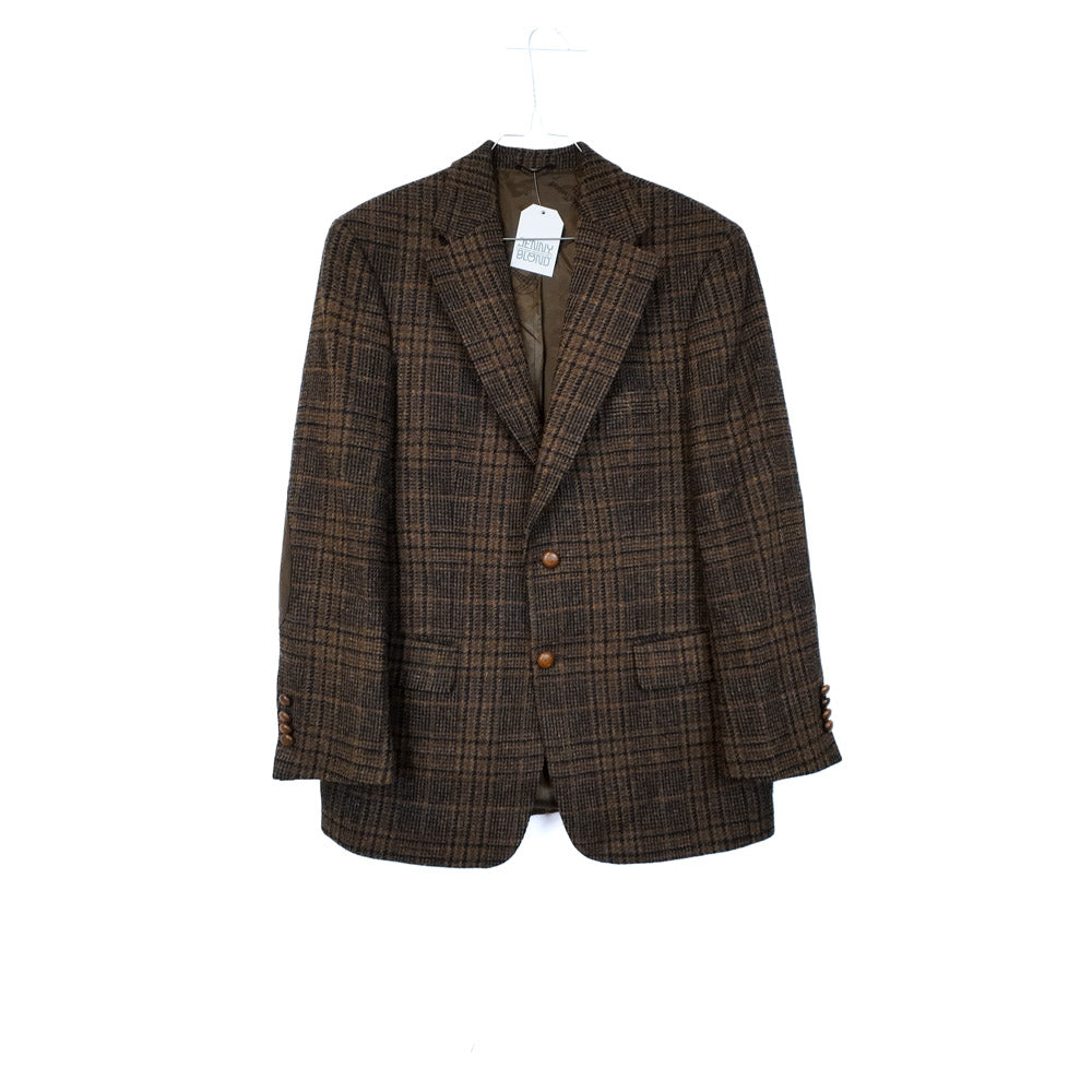 VIN-OUTW-35594 Vintage σακάκι μάλλινο Harris Tweed