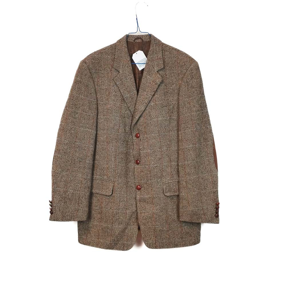 VIN-OUTW-33407 Vintage σακάκι μάλλινο Harris Tweed