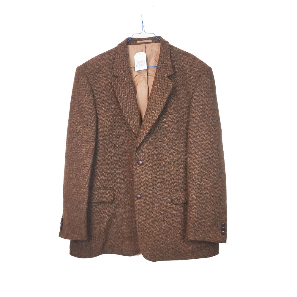 VIN-OUTW-33415 Vintage σακάκι μάλλινο Harris Tweed size: 28