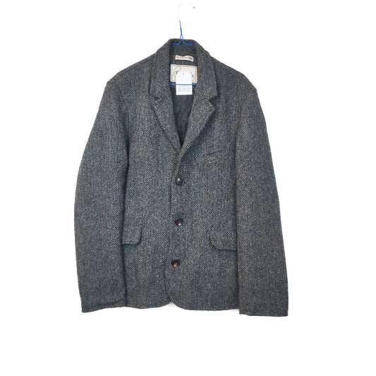 VIN-OUTW-33404 Vintage σακάκι μάλλινο Harris Tweed L