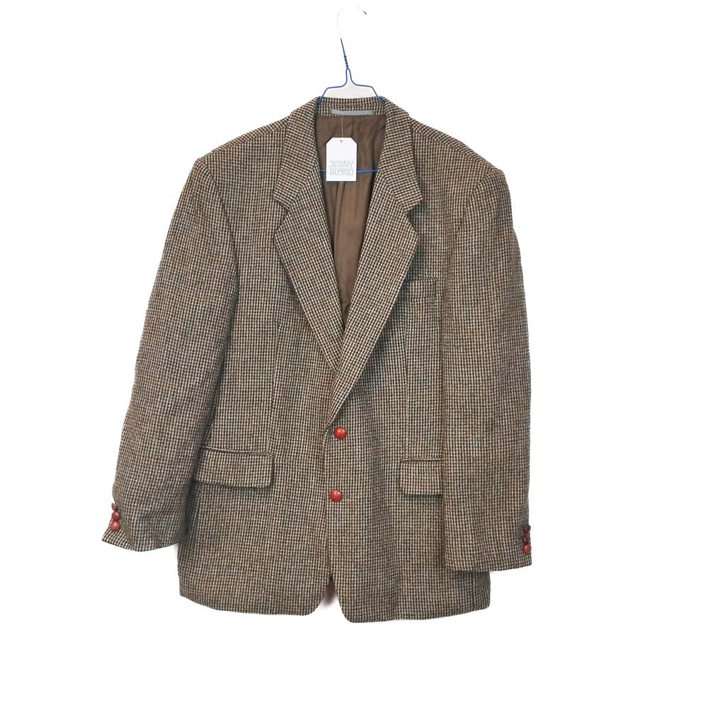 VIN-OUTW-33308 Vintage σακάκι μάλλινο Harris Tweed size 52
