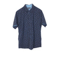 VIN-SHI-35023 Vintage πουκάμισο crazy pattern L