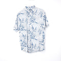 VIN-SHI-34983 Vintage πουκάμισο λινό hawaiian style 3ΧL